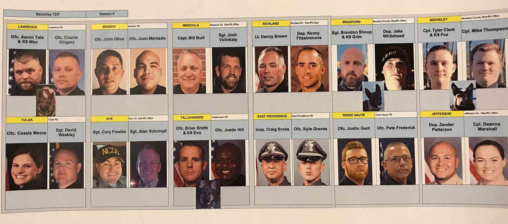 Live PD 12.07.19 Officers
