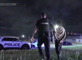 Fleeing in Baton Rouge
